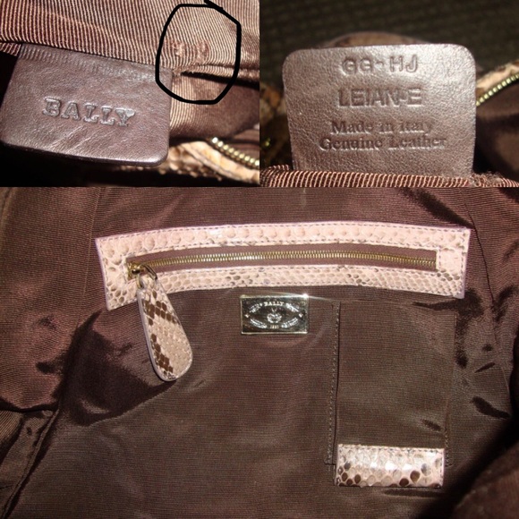 BALLY Python Top Handle Crossbody Bag - Picture 7 of 15